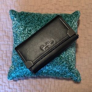 Jessica Simpson Tri-Fold Leather Wallet